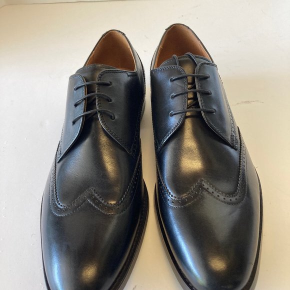Steve Madden Other - STEVE MADDEN MENS BLACK LEATHER LACE UP SHOES SIZE 13 NEW